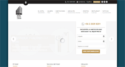 Desktop Screenshot of hotelsantalucia.cl